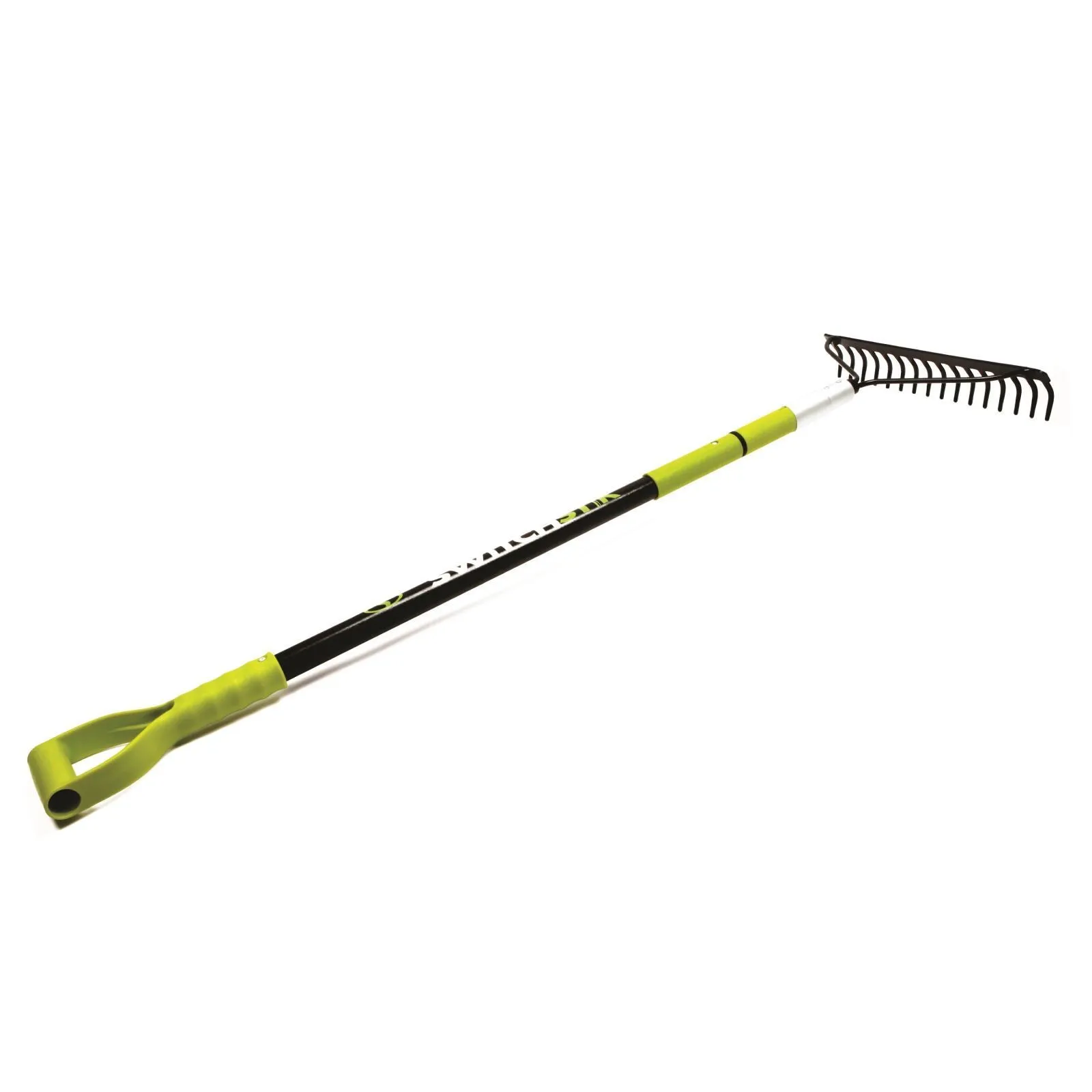 Sun Joe SJ-HS101 SwitchStik 4-in-1 Tool System | Shovel | Broom | Leaf/Garden Rake