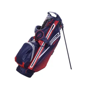 SUN MOUNTAIN H2NO 14Way Lite 2022 Stand Bag (Navy/Red/White)