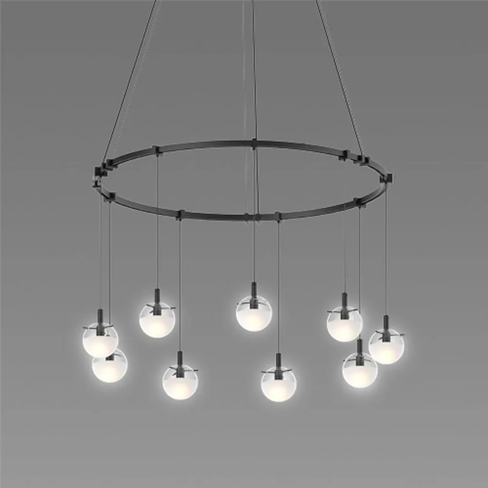 Suspenders Ring Multi Light Pendant Light