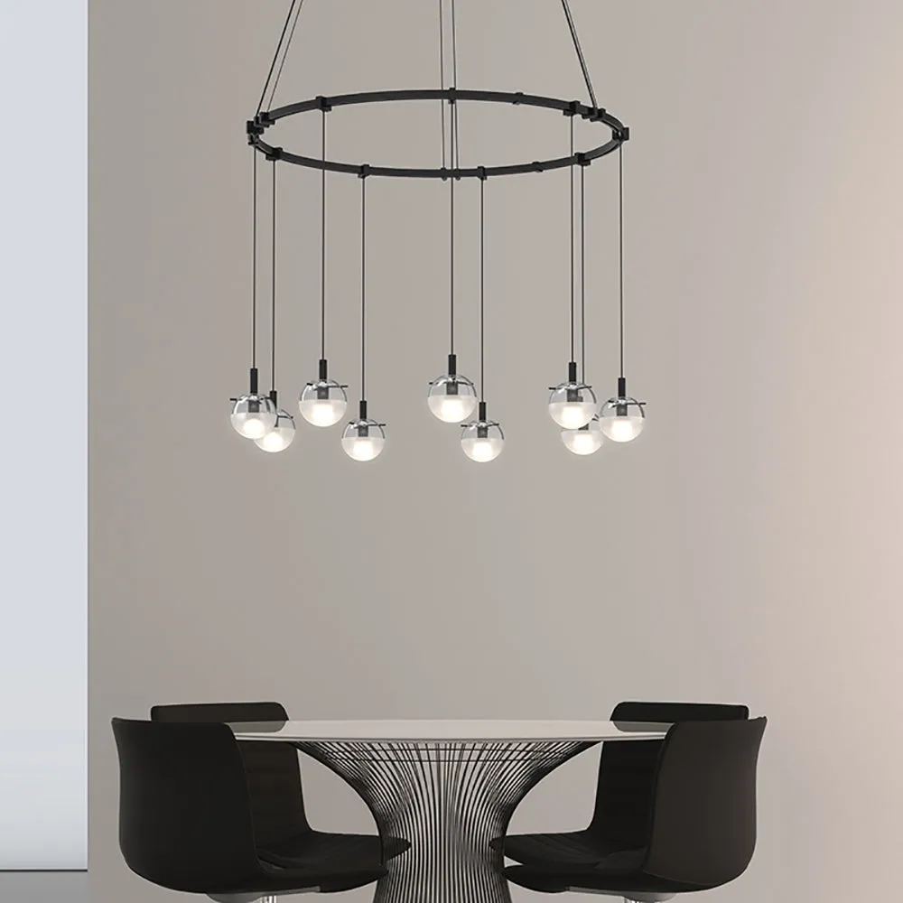 Suspenders Ring Multi Light Pendant Light