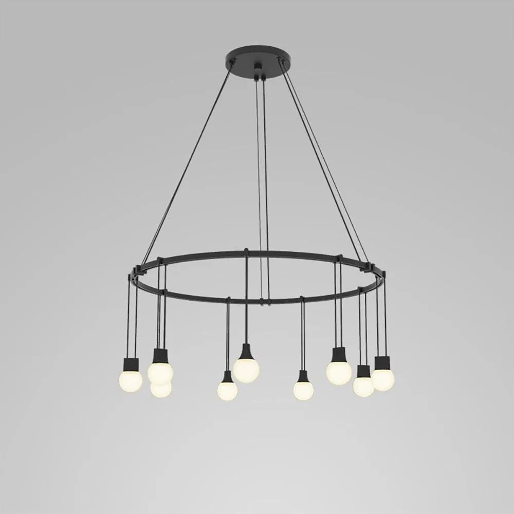 Suspenders Ring Multi Light Pendant Light