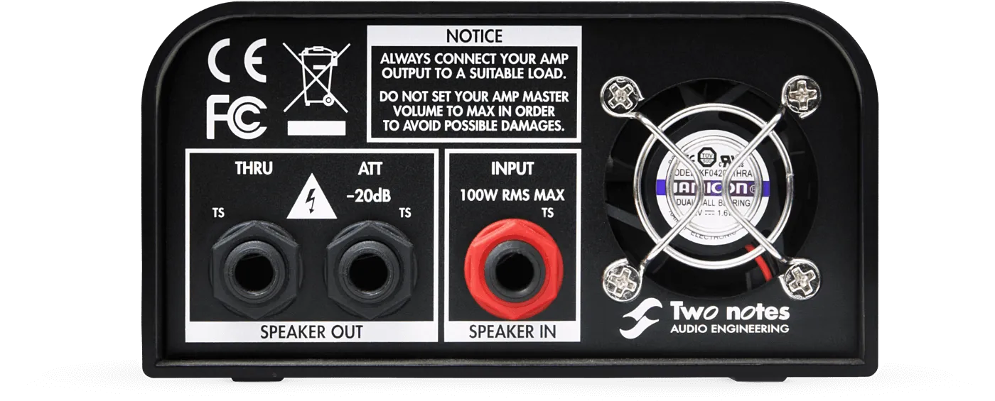 Two Notes Torpedo Captor 16ohm Compact Loadbox DI