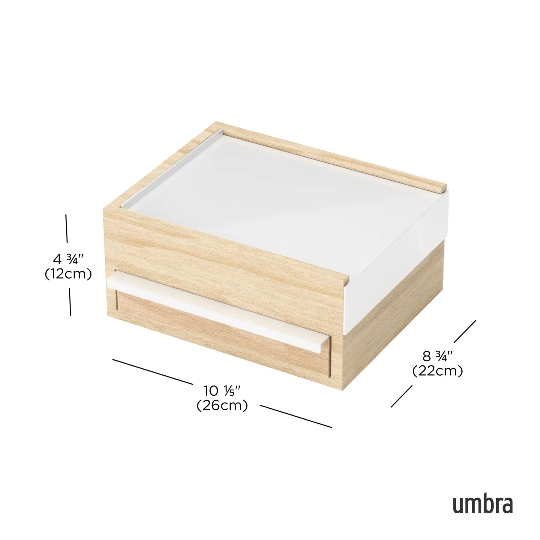 Umbra Stowit Hidden Drawer Jewellery Box