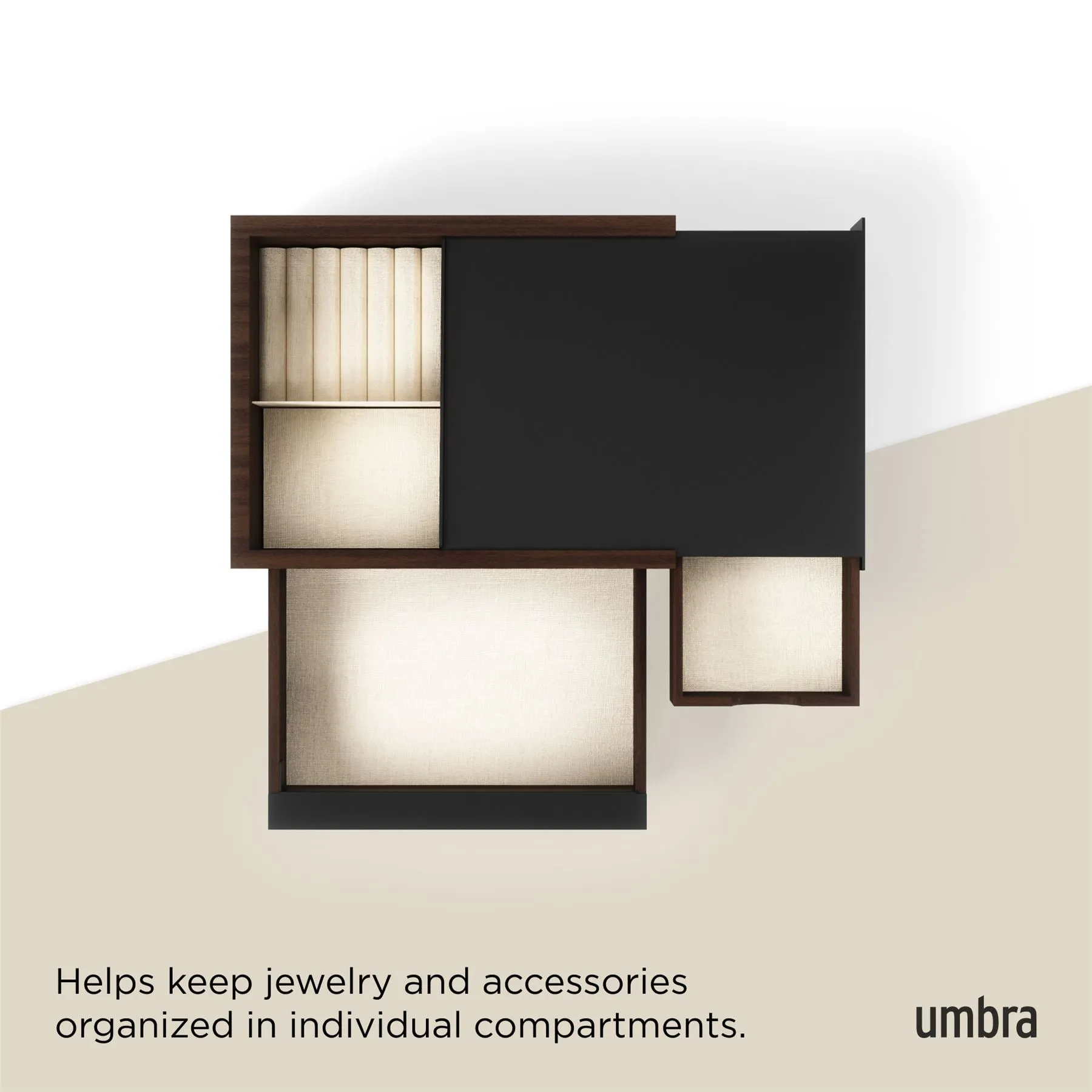 Umbra Stowit Hidden Drawer Jewellery Box