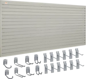 Vevor Slatwall Panels with Hooks 4' x 1' Garage Wall Organizer Set of 8 Panels New